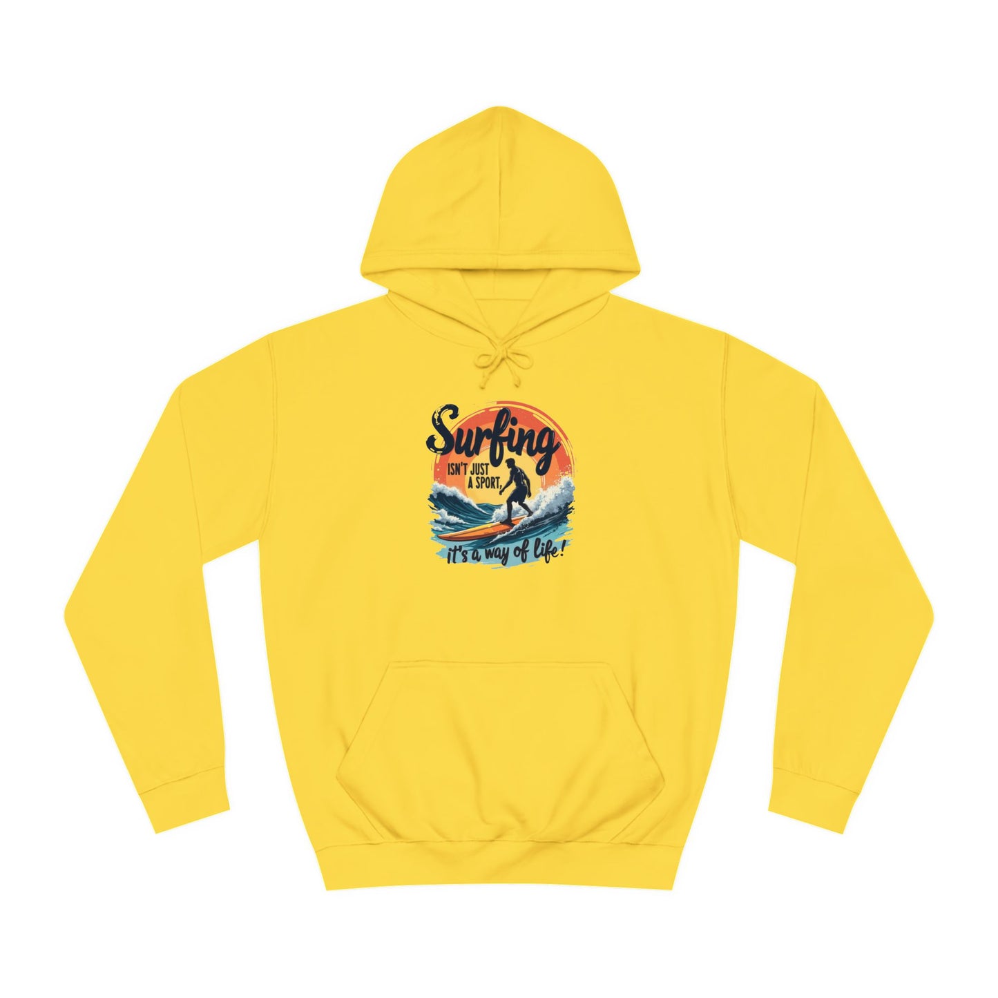 Surfing: A Way of Life – Men’s Hoodie – Embrace the Waves, Live the Culture