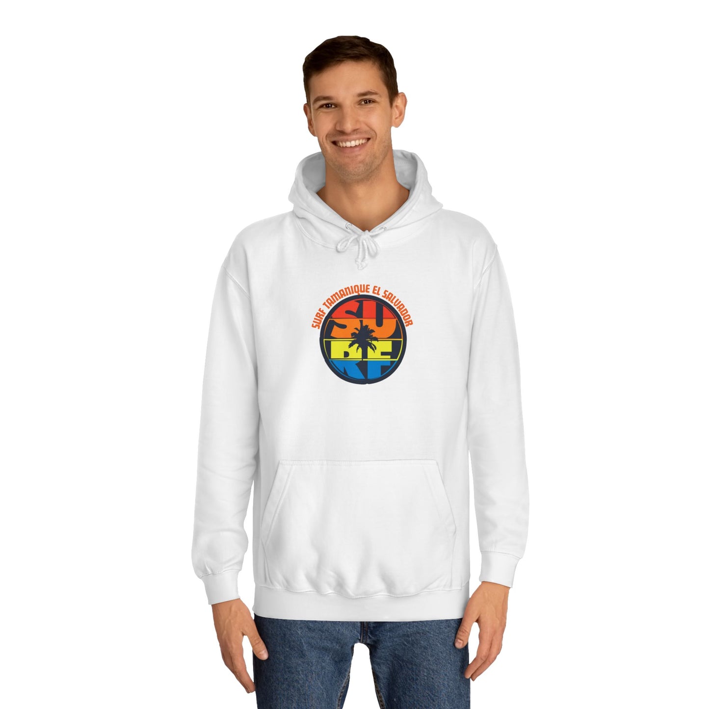 Surf Tamanique El Salvador: Men’s Hoodie – Ride the Waves of Paradise