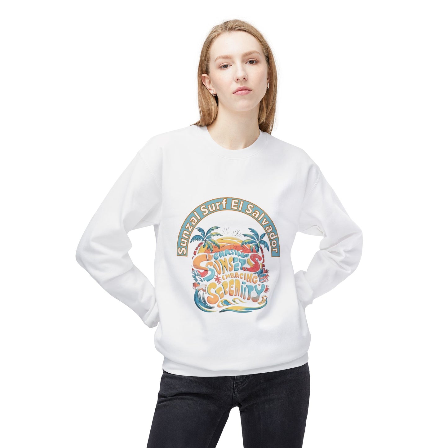 Sunzal Surf El Salvador: Women’s Sweatshirt – Ride the Waves in Style