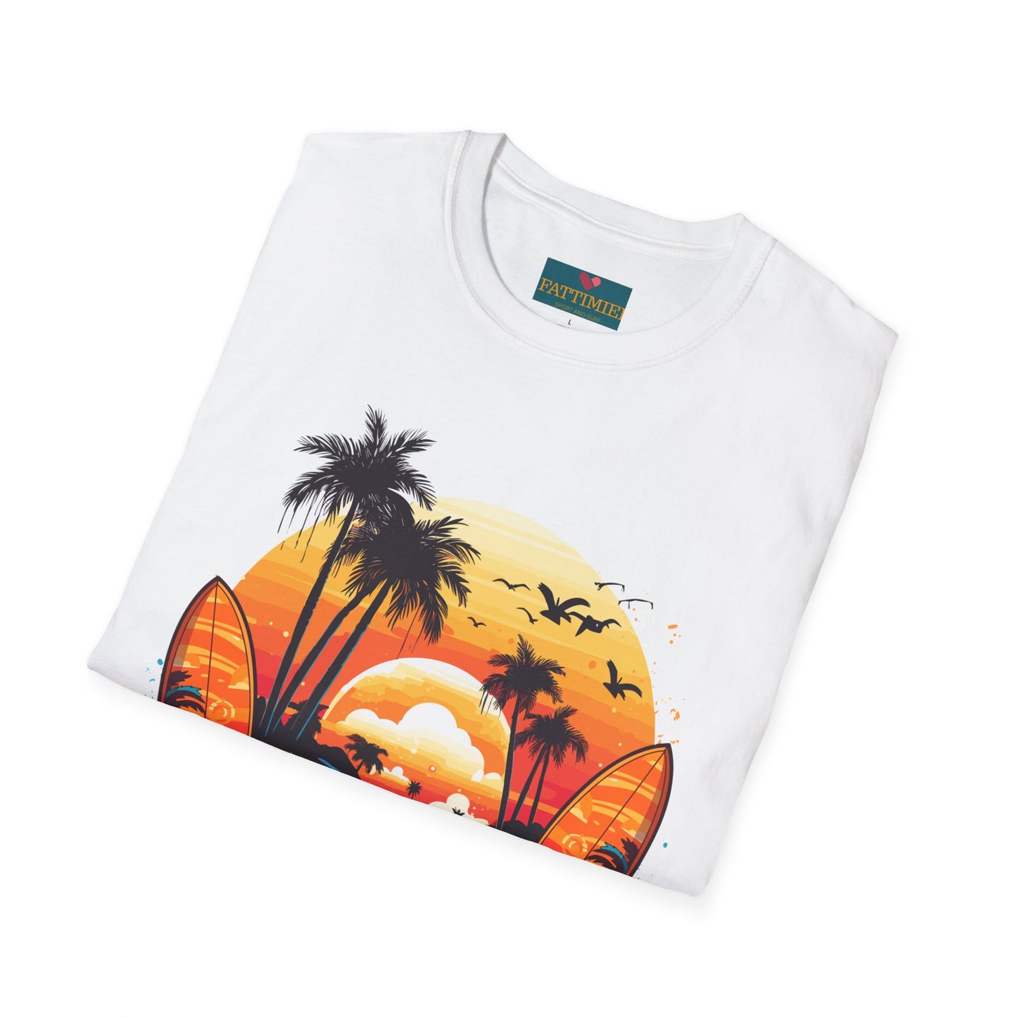 Summer Beach Surf: Vibrant T-shirt – Ride the Waves & Enjoy the Sun