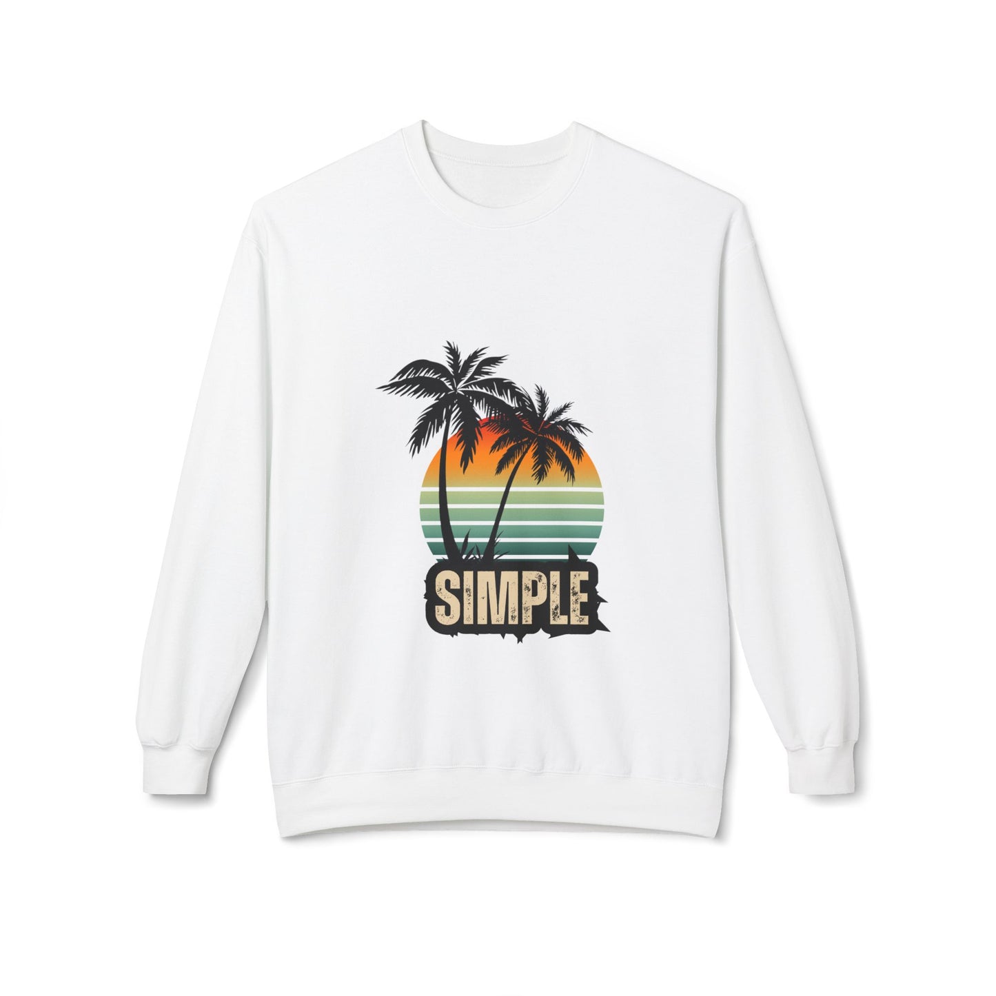 Simple Surf: Women’s Sweatshirt – Effortless Style, Endless Waves