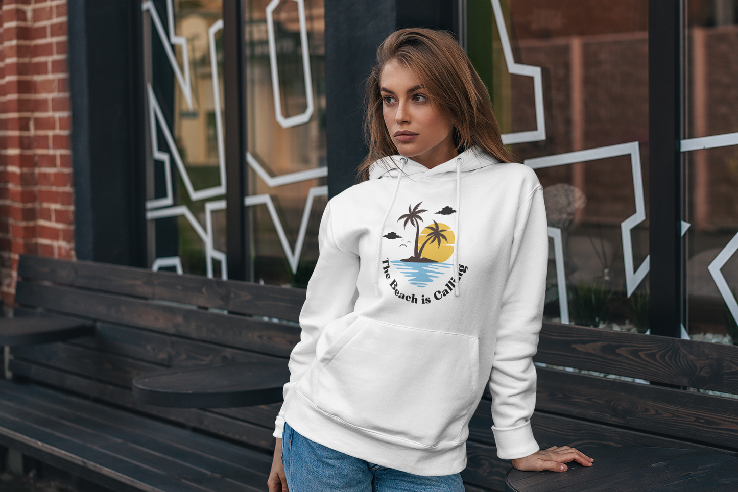 The Beach is Calling: Cozy Hoodie for Men & Women – Answer the Call