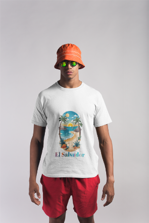 El Salvador Pride: Men’s T-Shirt – Celebrate Culture and Adventure