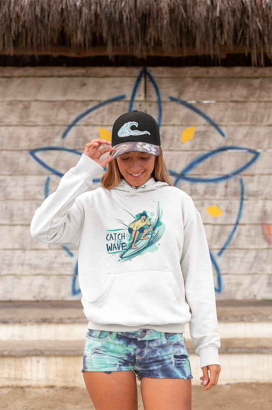 Rave Wave: Women’s Hoodie – Ride the Vibe, Own the Moment