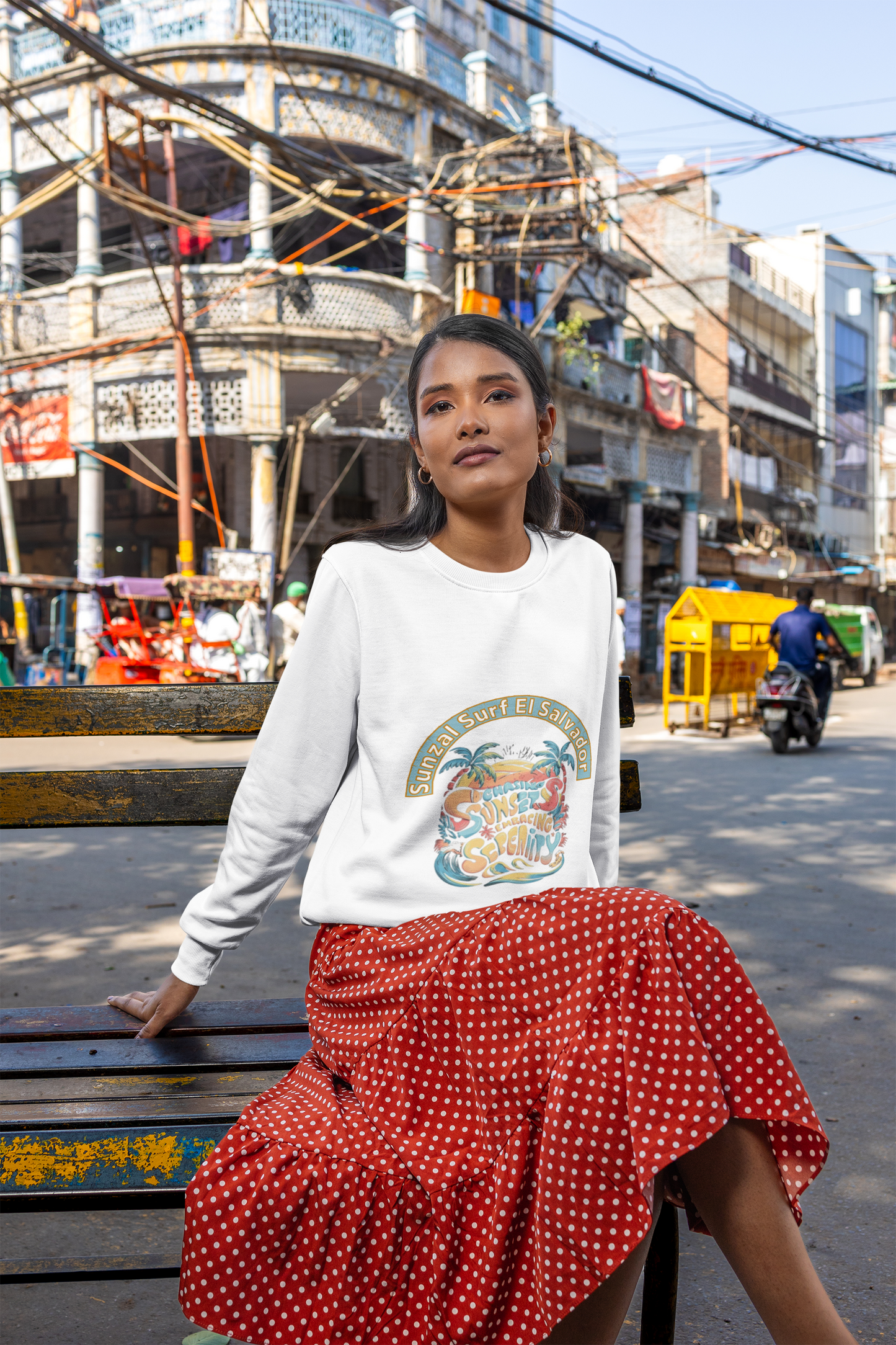 Sunzal Surf El Salvador: Women’s Sweatshirt – Ride the Waves in Style
