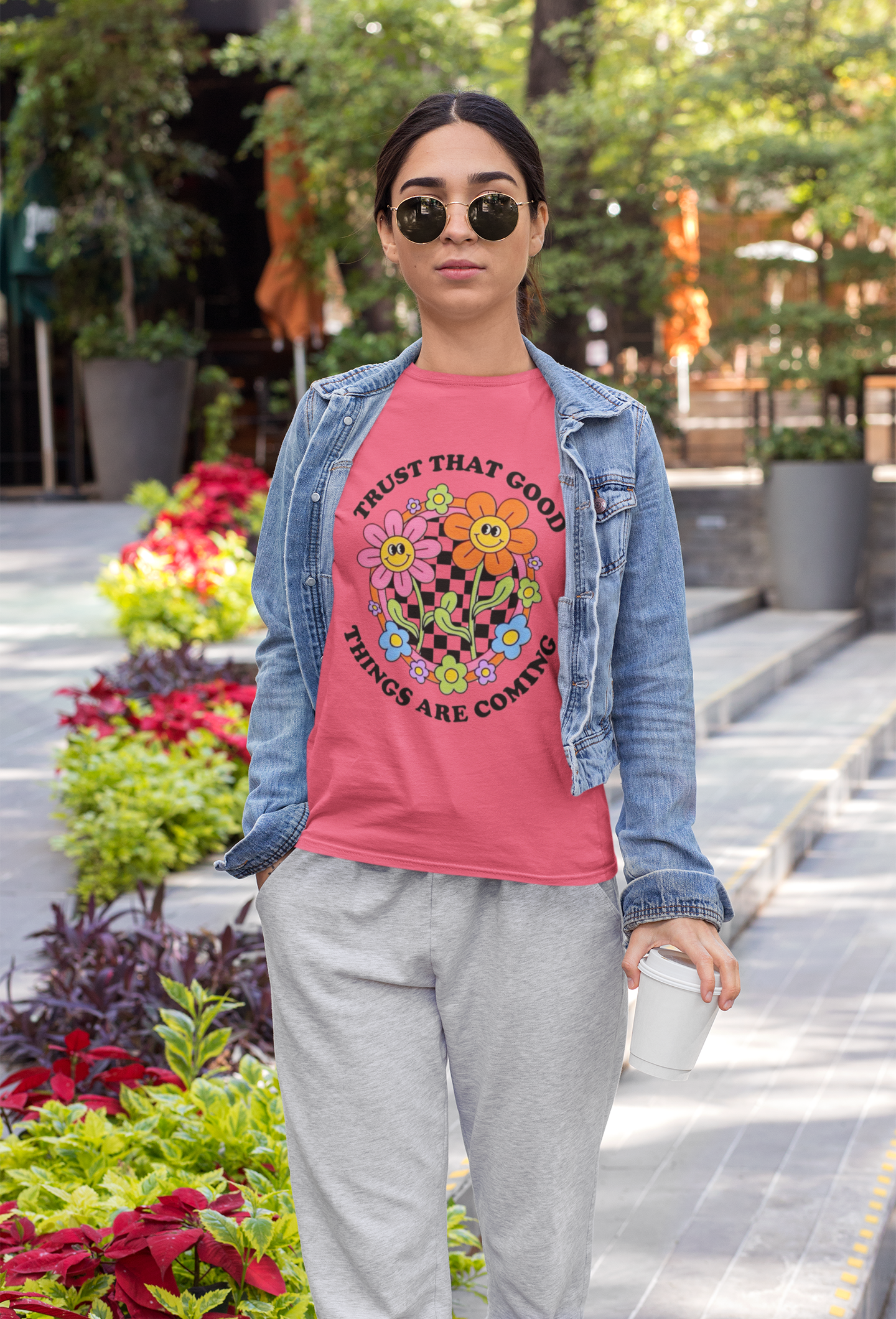 Trust That Good Things Are Coming: Inspirational T-Shirt for Optimists