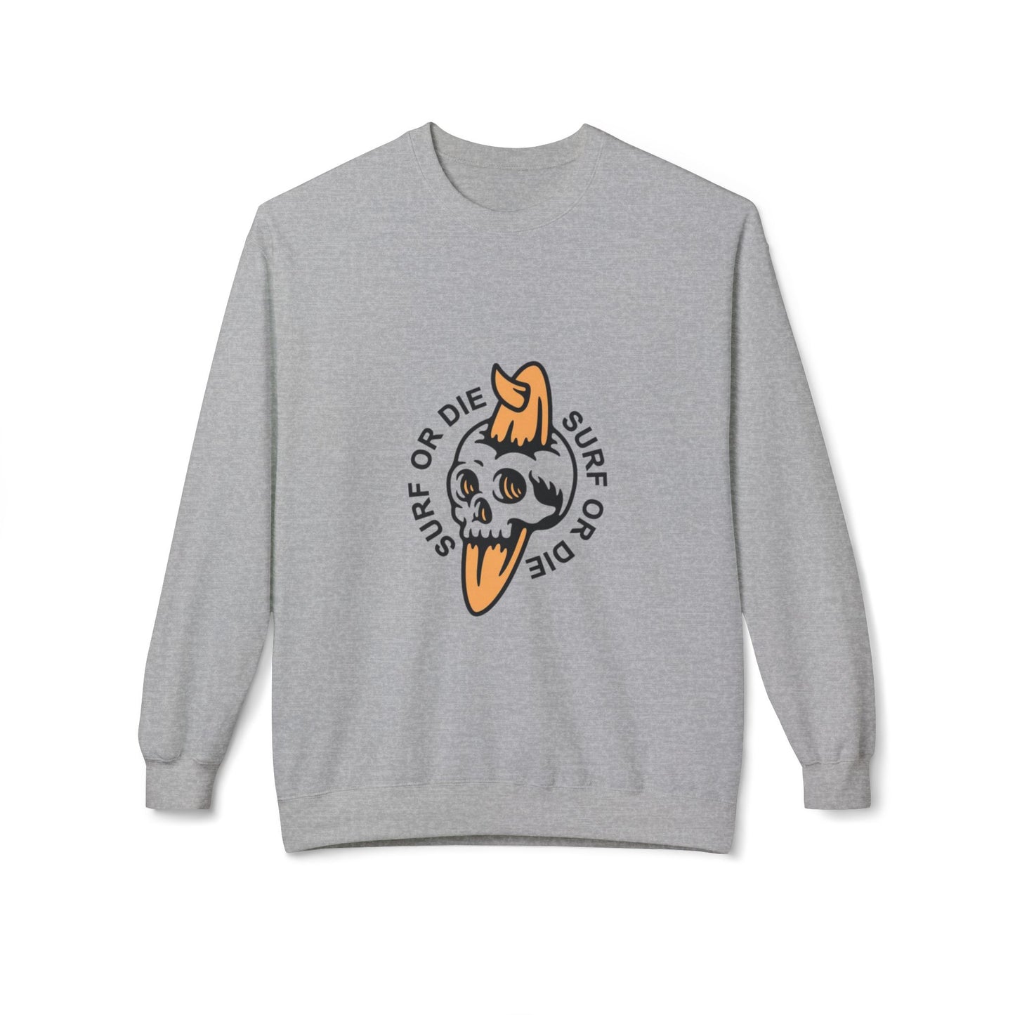 Surf or Die: Men’s Sweatshirt – Live the Thrill, Own the Waves