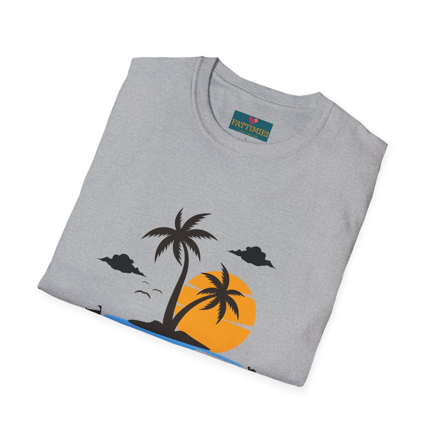 The Beach is Calling: Men’s T-Shirt – Adventure Awaits by the Shore