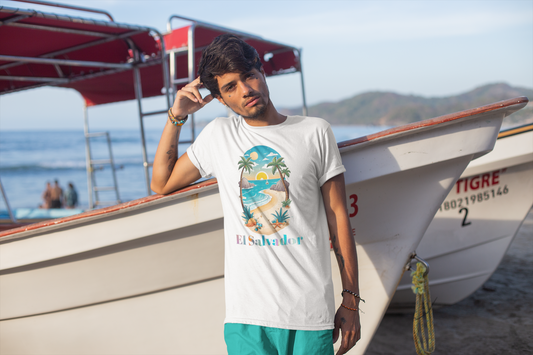 El Salvador Pride: Men’s T-Shirt – Celebrate Culture and Adventure