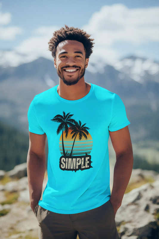 The Classic Look: Simple Men’s T-Shirt – Effortless Style for Everyday Wear