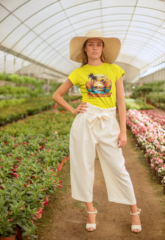 Summer Vibes Women’s T-Shirt – Effortless Comfort for Sunny Days