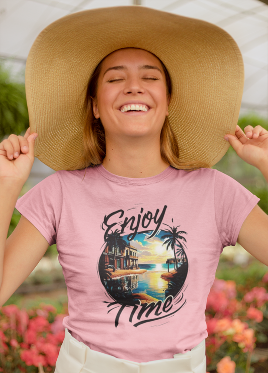 Enjoy the Moment Men’s T-Shirt – Embrace Every Day with Joy