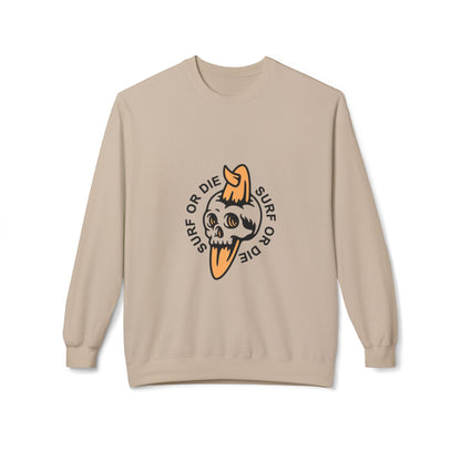 Surf or Die: Men’s Sweatshirt – Live the Thrill, Own the Waves