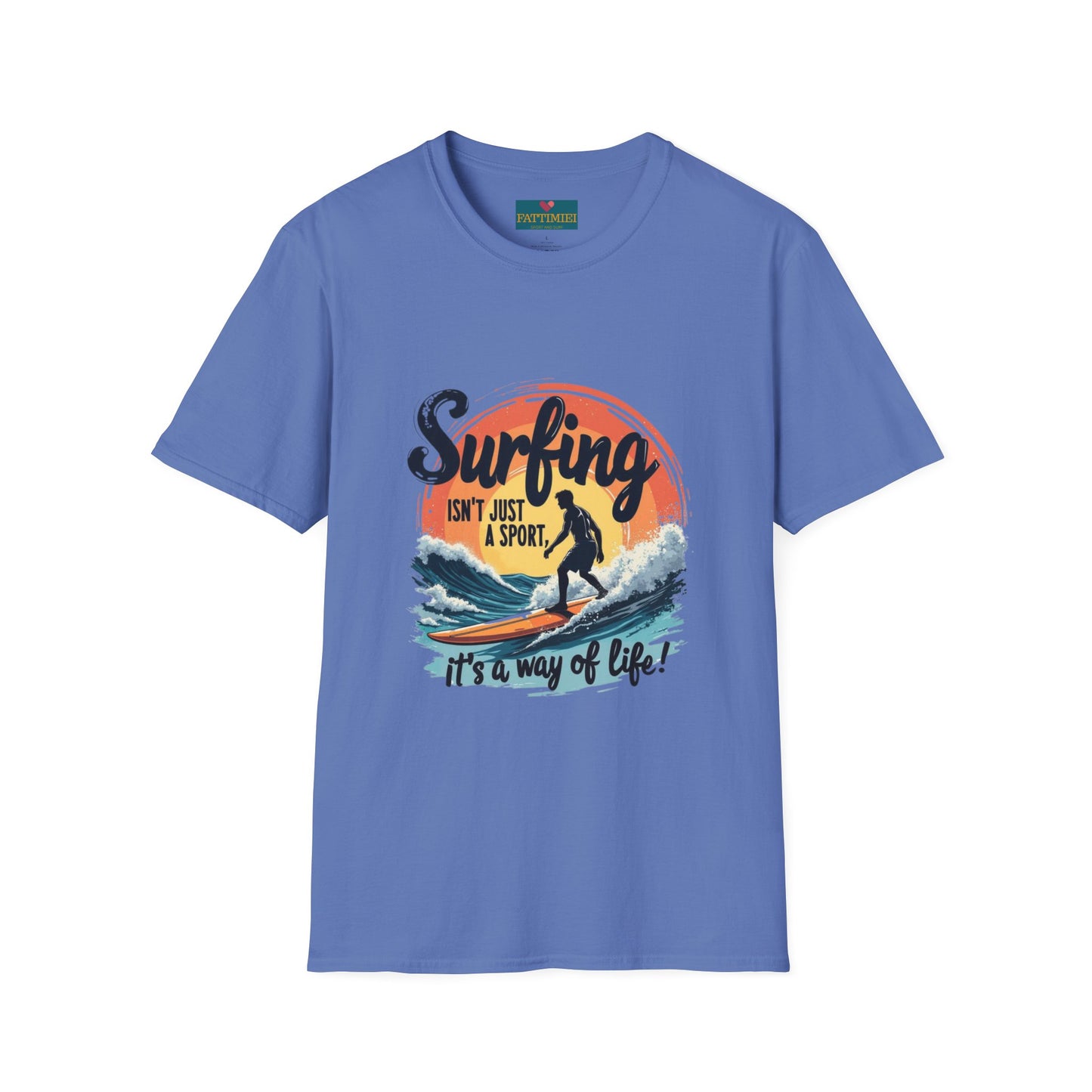Surfing Is Life: Women’s T-shirt – Ride Waves, Live Passionately
