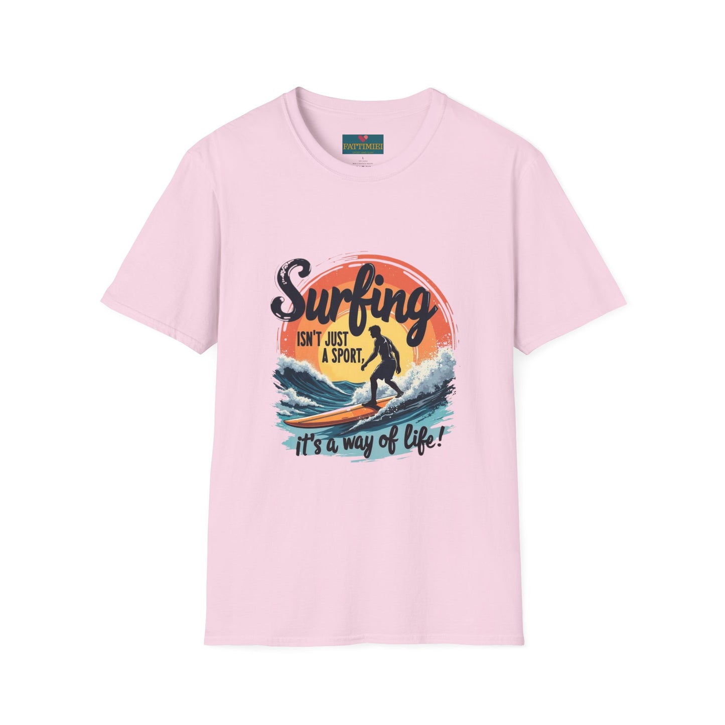 Surfing: A Way of Life – Men’s T-shirt for True Wave Riders