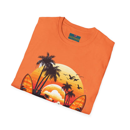 Summer Beach Surf: Vibrant T-shirt – Ride the Waves & Enjoy the Sun