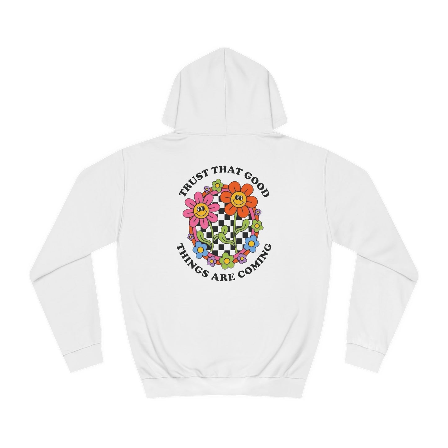 Trust Good Things Are Coming: Men’s Hoodie – Believe in the Waves, Embrace the Journey