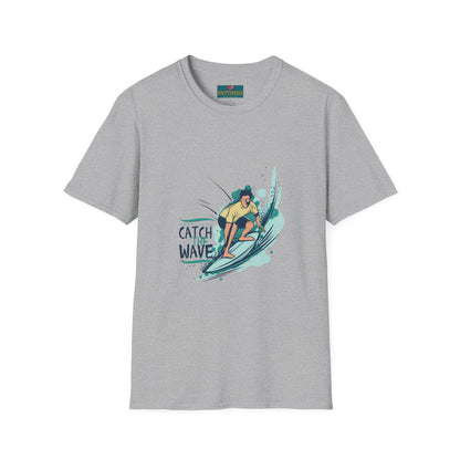 Rave Wave: Men’s T-Shirt – Ride the Rhythm of the Ocean