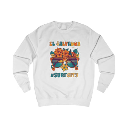 El Salvador Surf City: Men’s Sweatshirt – Ride the Waves, Embrace the Culture