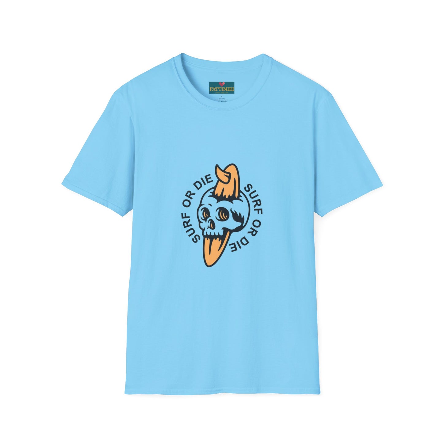 Surf or Die: Men’s T-shirt – Ride the Waves, Live the Lifestyle