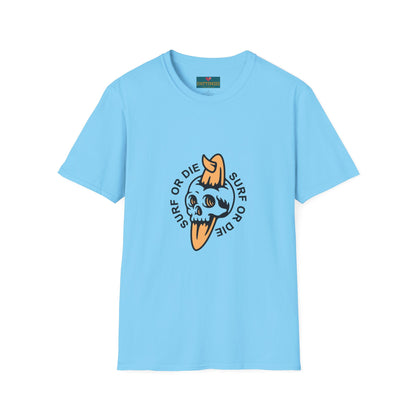 Surf or Die: Men’s T-shirt – Ride the Waves, Live the Lifestyle