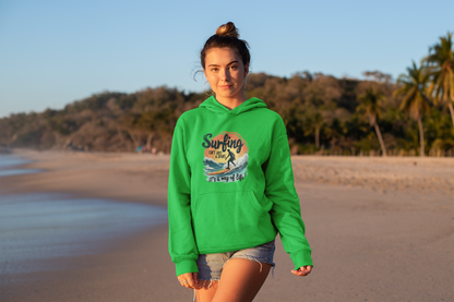 Surfing is Way of Life: Inspirational Hoodie for Women – Ride the Waves of Life