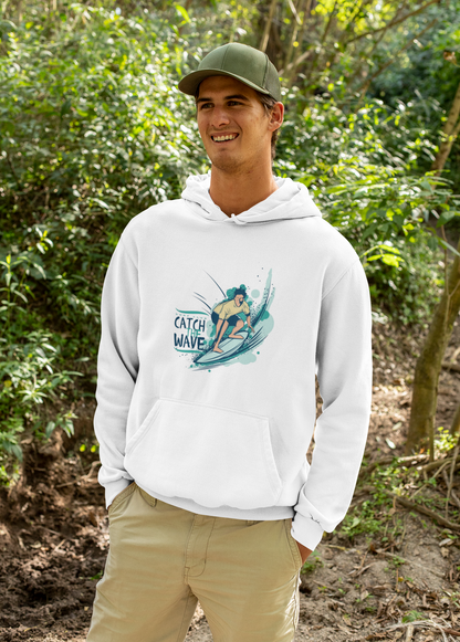 Catch Wave: Surf-Inspired Hoodie  – Ride the Ocean’s Power