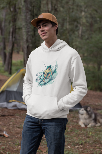 Catch Wave: Surf-Inspired Hoodie  – Ride the Ocean’s Power