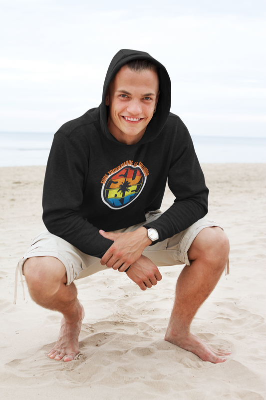 Surf Tamanique El Salvador: Men’s Hoodie – Ride the Waves of Paradise