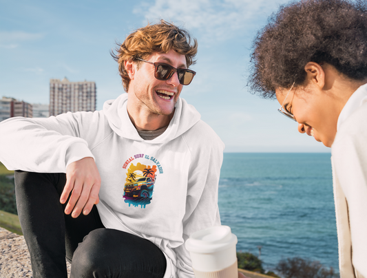 Sunzal Surf: Men’s Hoodie – Ride the Waves, Live the Adventure