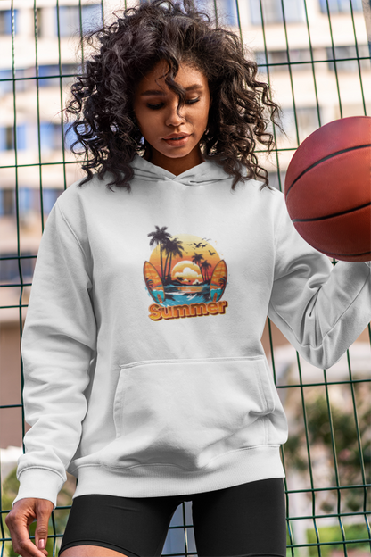 Summer Surf: Women’s Sweatshirt – Ride the Waves, Feel the Breeze