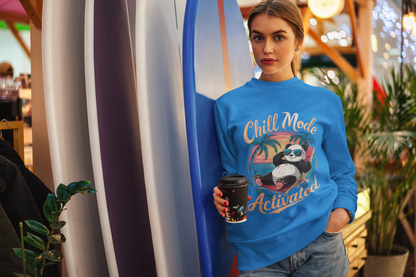 Chill Mode Activated Women’s Sweatshirt – Unwind in Comfort and Style