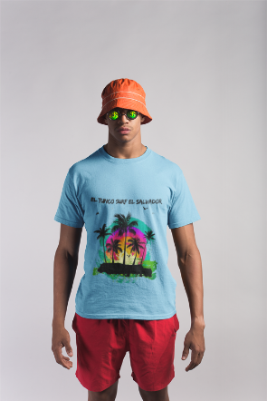 El Tunco El Salvador: Men’s T-Shirt – Ride the Waves of Surf Paradise