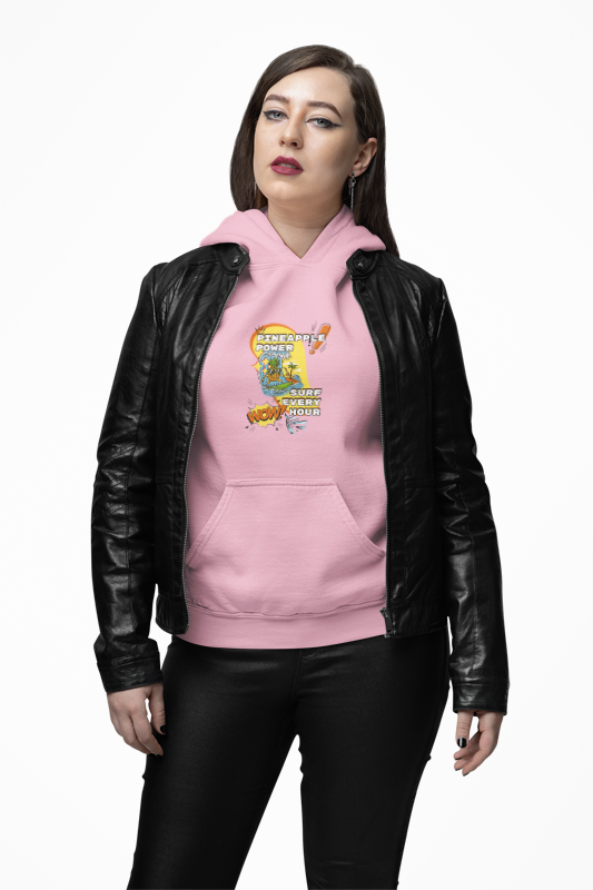 Tropical Pineapple Hoodie for Women – Sweet Style, Endless Vibes