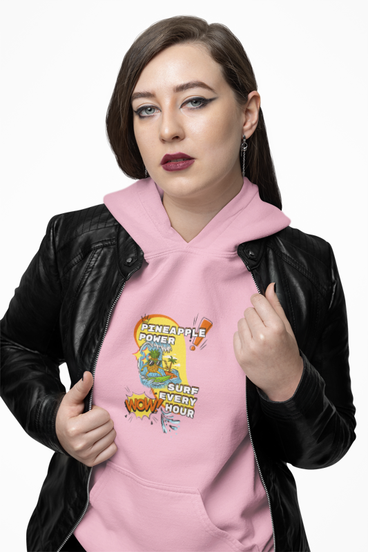 Tropical Pineapple Hoodie for Women – Sweet Style, Endless Vibes