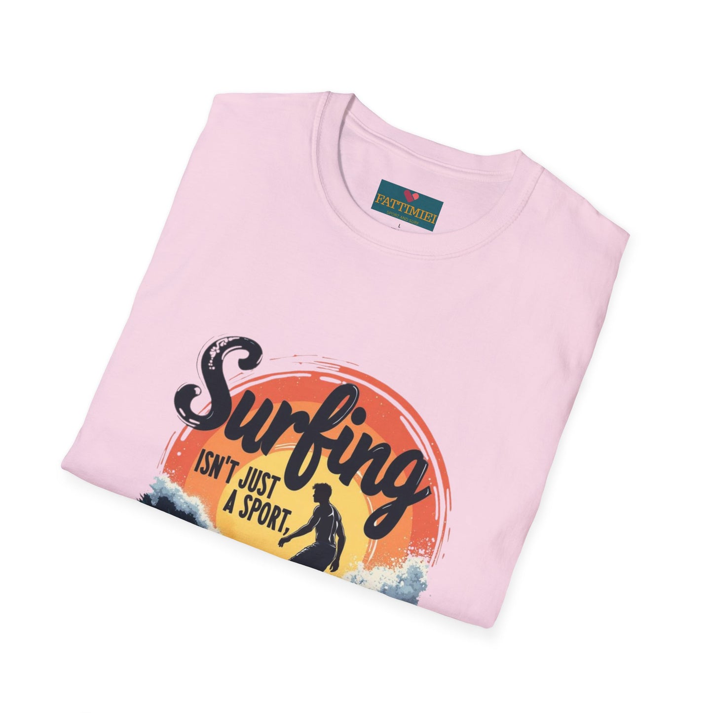 Surfing: A Way of Life – Men’s T-shirt for True Wave Riders