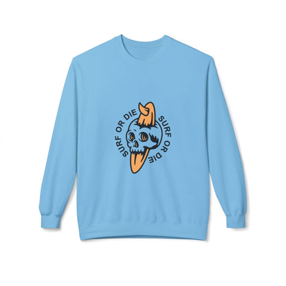 Surf or Die: Men’s Sweatshirt – Live the Thrill, Own the Waves