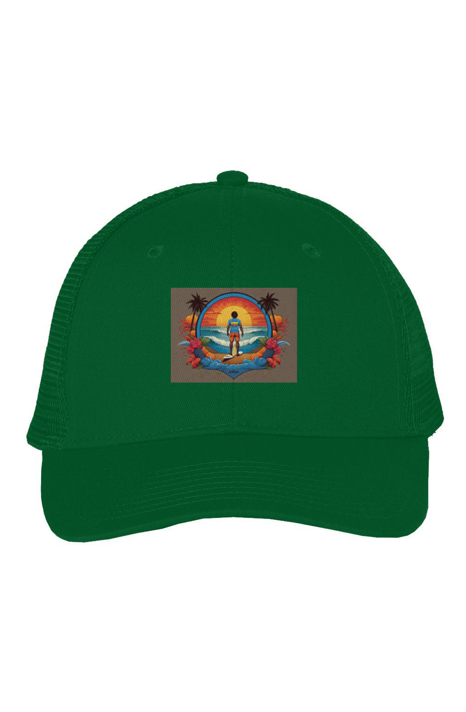 Mesh-Back Twill Trucker Cap