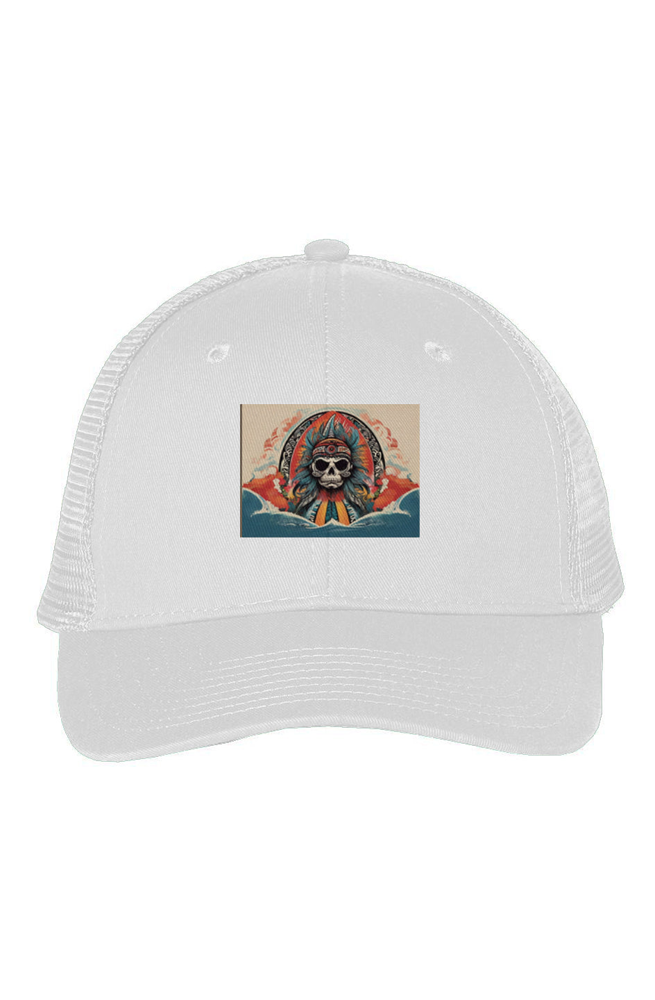 Mesh-Back Twill Trucker Cap