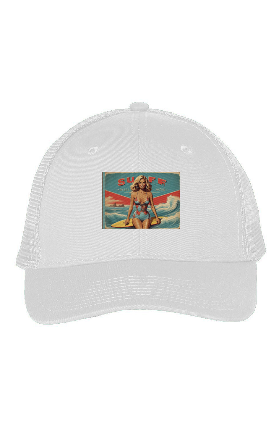 Mesh-Back Twill Trucker Cap