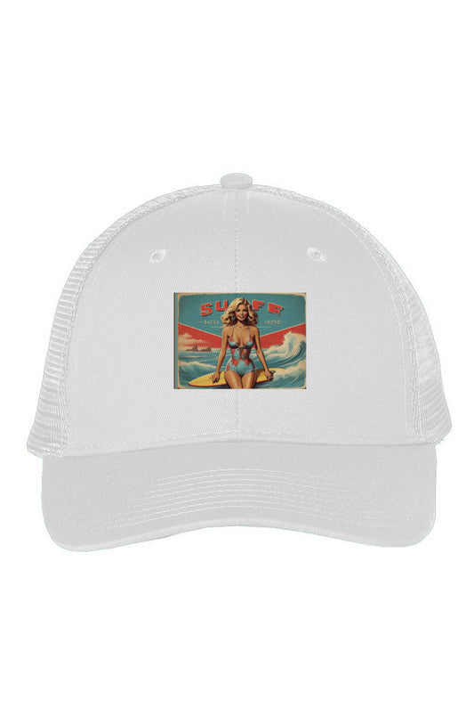 Mesh-Back Twill Trucker Cap