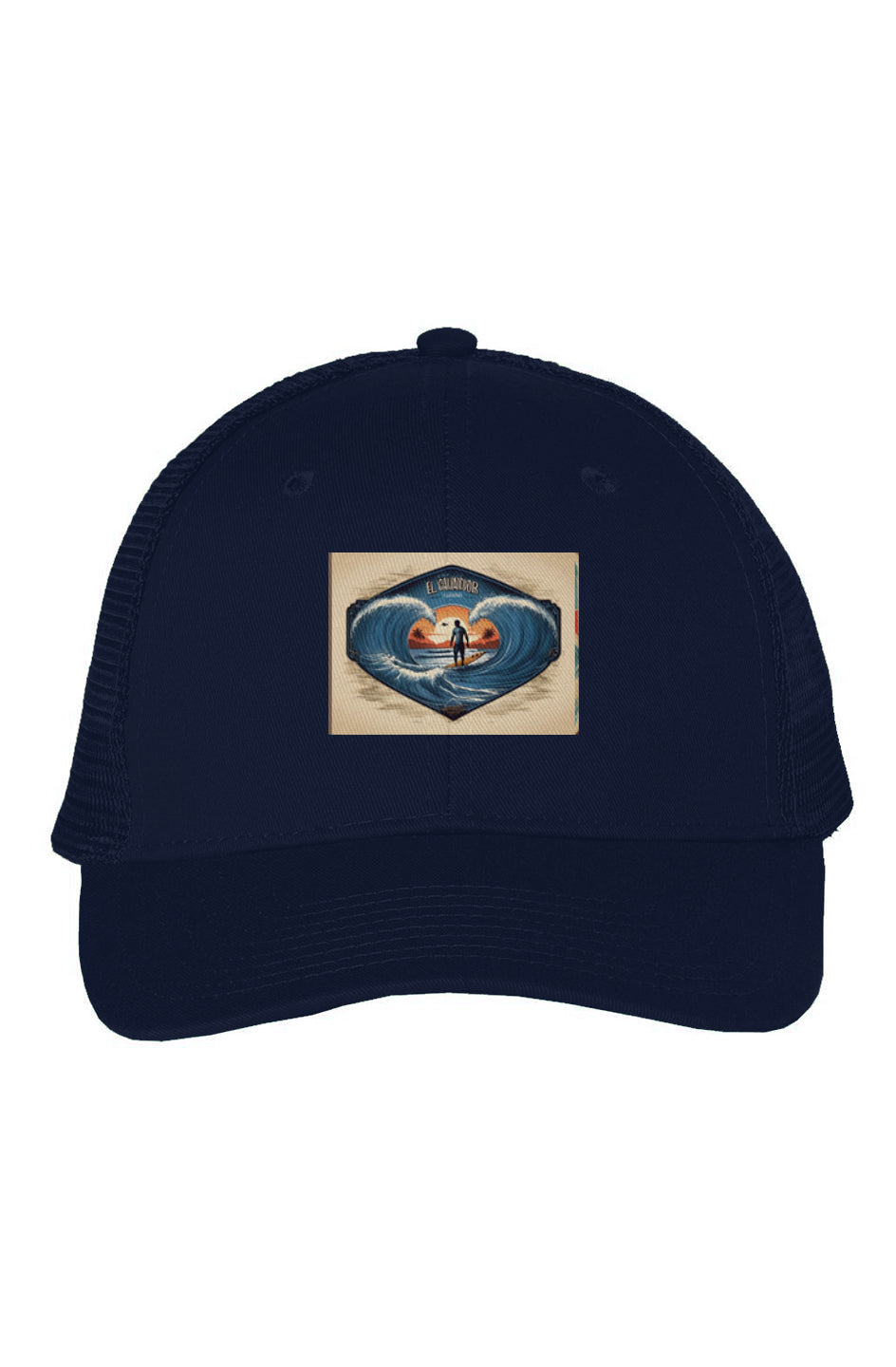 Mesh-Back Twill Trucker Cap