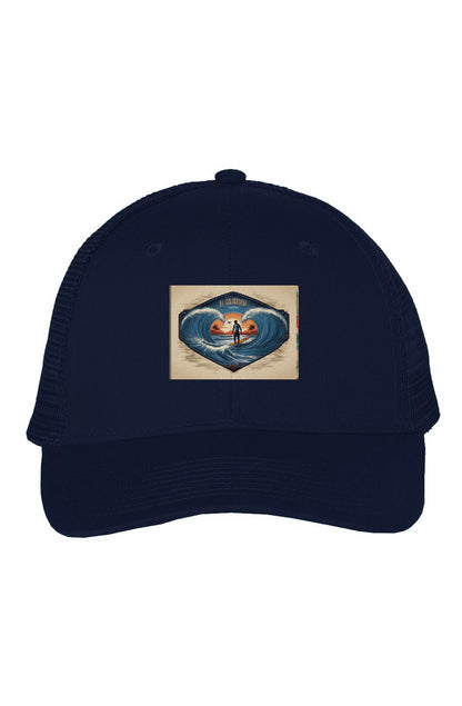 Mesh-Back Twill Trucker Cap
