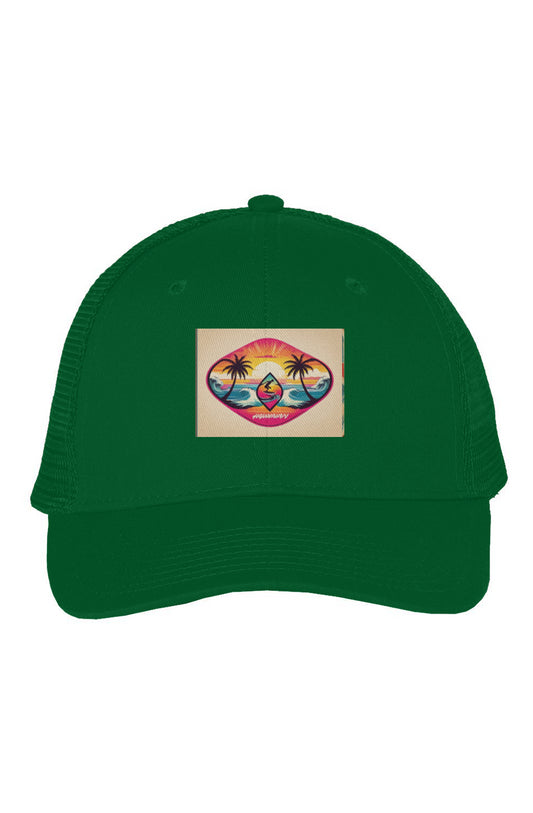 Mesh-Back Twill Trucker Cap