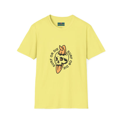 Surf or Die: Women’s T-shirt – Fearless Waves, Unstoppable Spirit