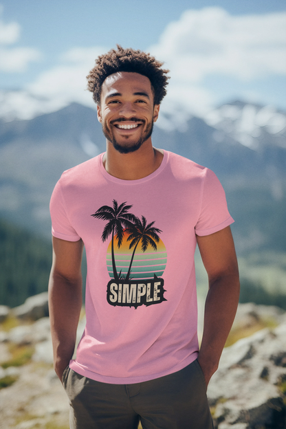 The Classic Look: Simple Men’s T-Shirt – Effortless Style for Everyday Wear
