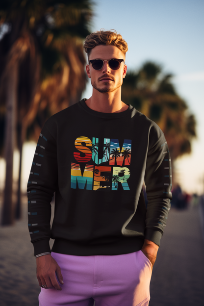 Summer Vibes: Men’s Sweatshirt – Stay Cool, Look Hot