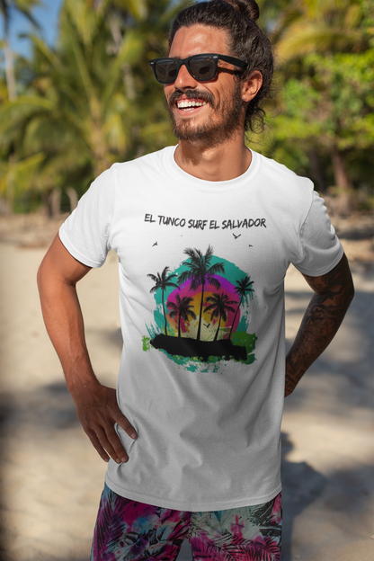 El Tunco El Salvador: Men’s T-Shirt – Ride the Waves of Surf Paradise