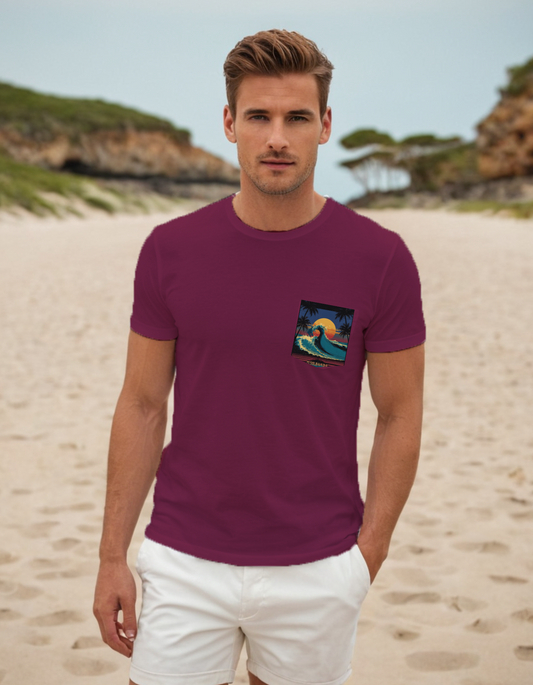 Next Level Premium Crew Pocket T-shirt
