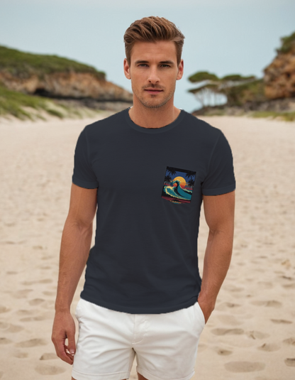 Next Level Premium Crew Pocket T-shirt